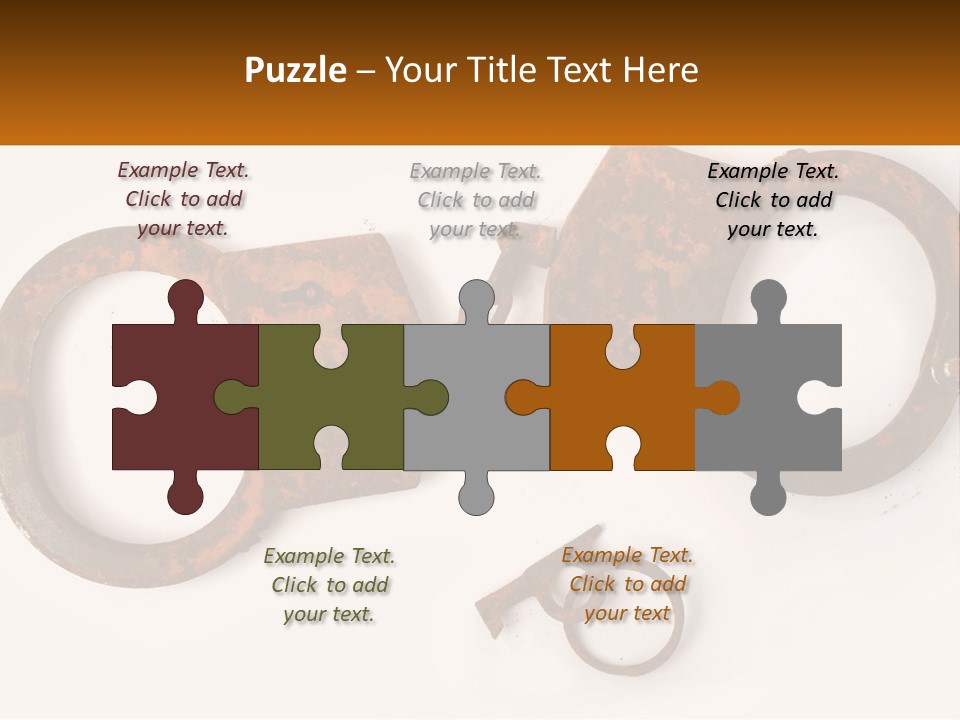 Bracelet Police Isolated PowerPoint Template