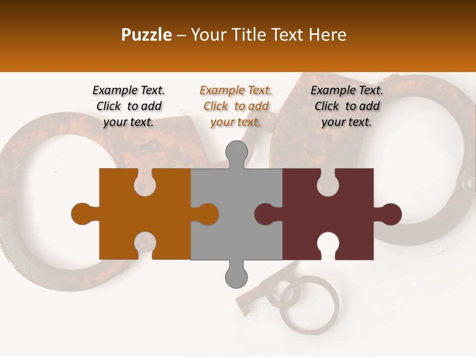 Bracelet Police Isolated PowerPoint Template