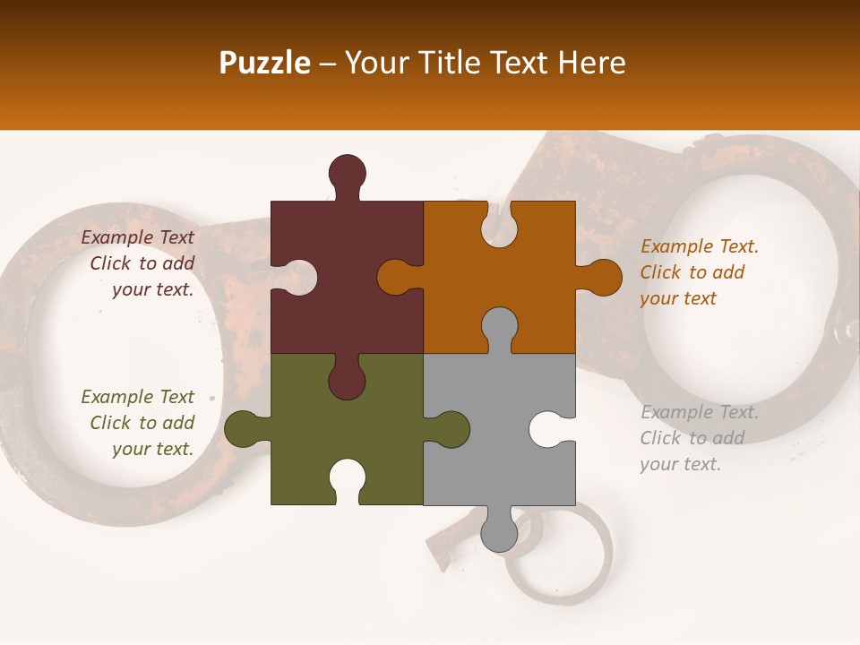 Bracelet Police Isolated PowerPoint Template