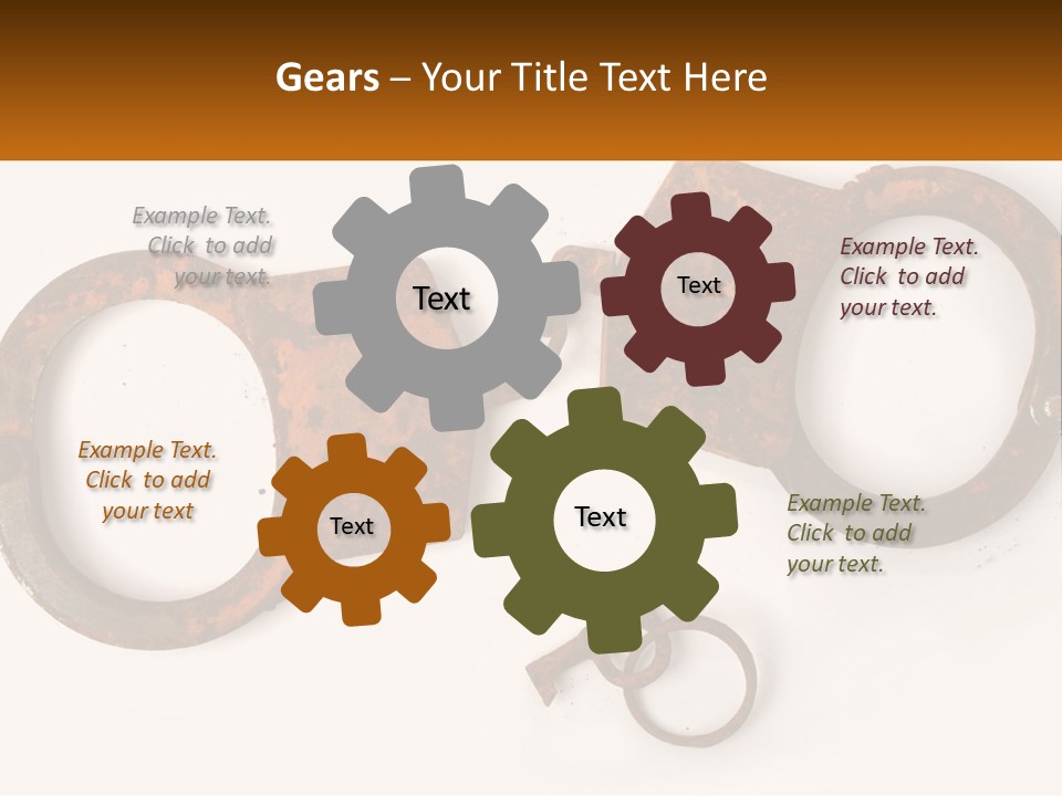 Bracelet Police Isolated PowerPoint Template