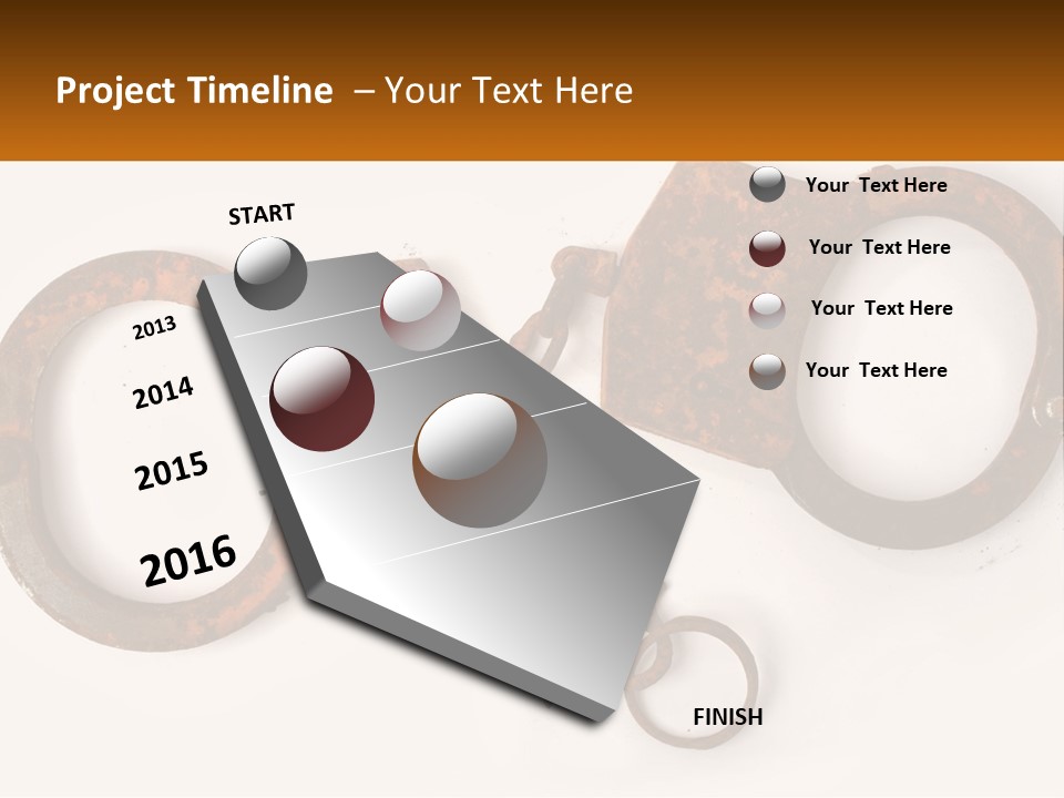 Bracelet Police Isolated PowerPoint Template