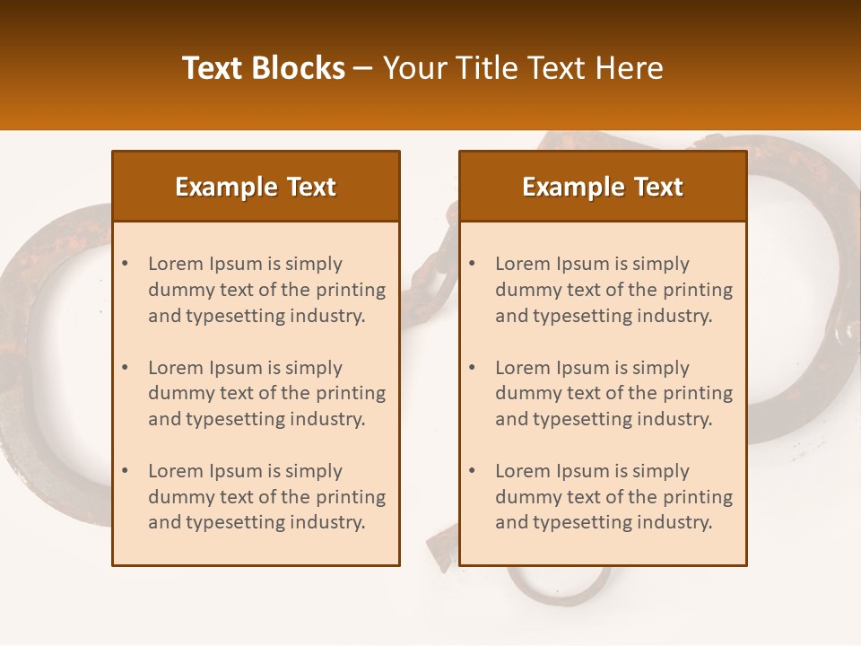 Bracelet Police Isolated PowerPoint Template