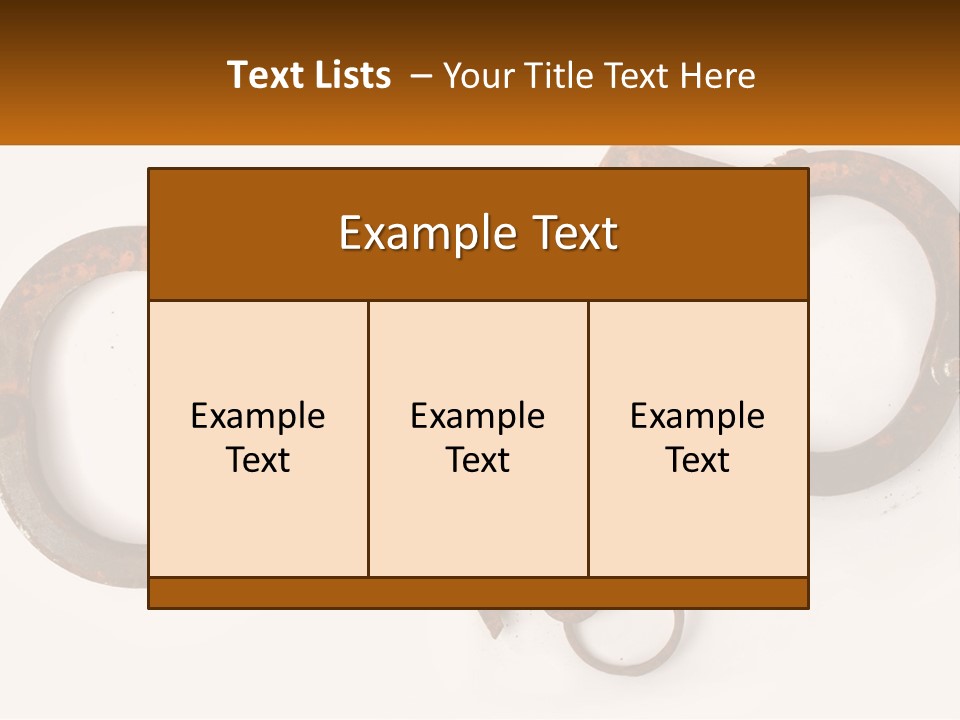 Bracelet Police Isolated PowerPoint Template