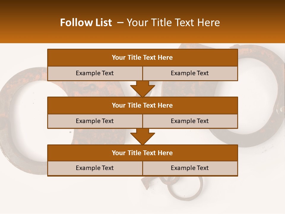 Bracelet Police Isolated PowerPoint Template