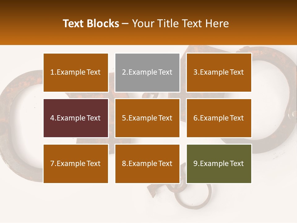 Bracelet Police Isolated PowerPoint Template