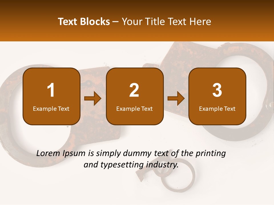 Bracelet Police Isolated PowerPoint Template