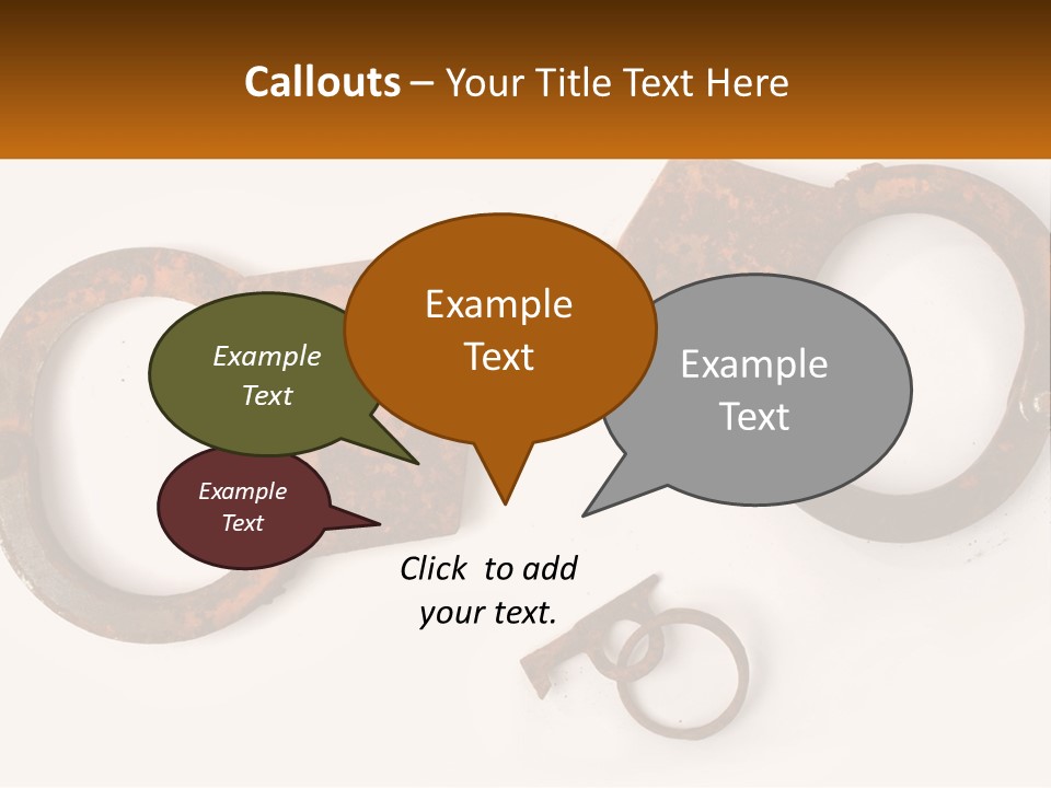 Bracelet Police Isolated PowerPoint Template