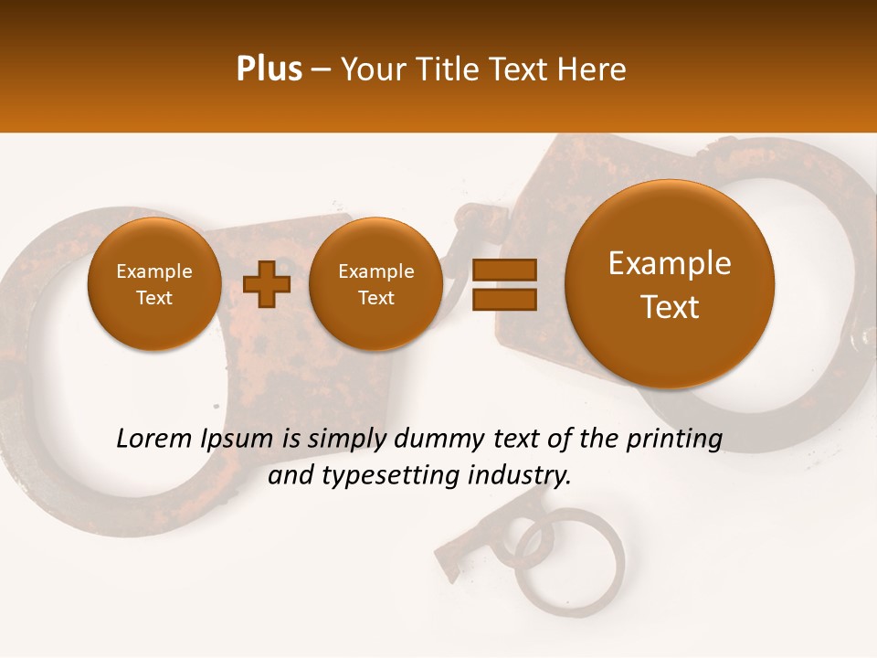 Bracelet Police Isolated PowerPoint Template