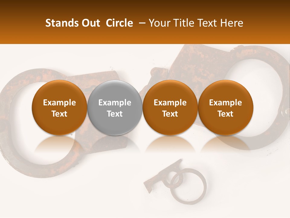 Bracelet Police Isolated PowerPoint Template
