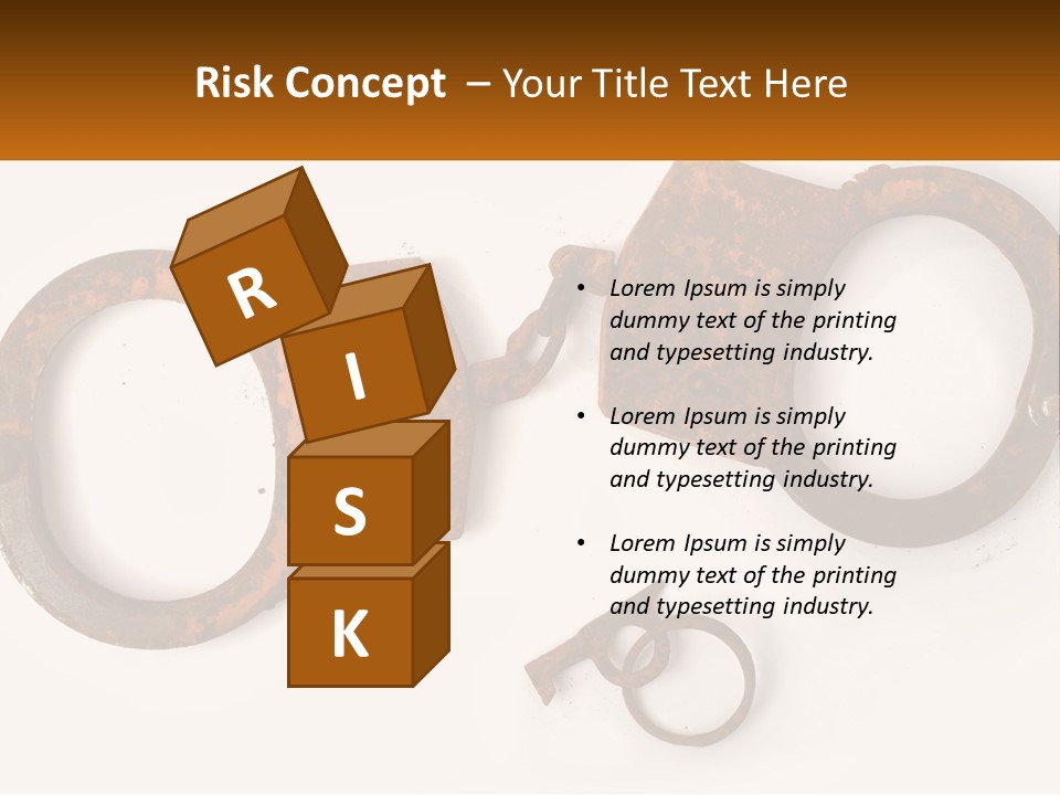 Bracelet Police Isolated PowerPoint Template