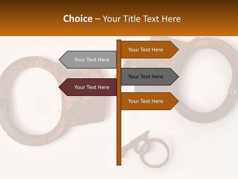 Bracelet Police Isolated PowerPoint Template