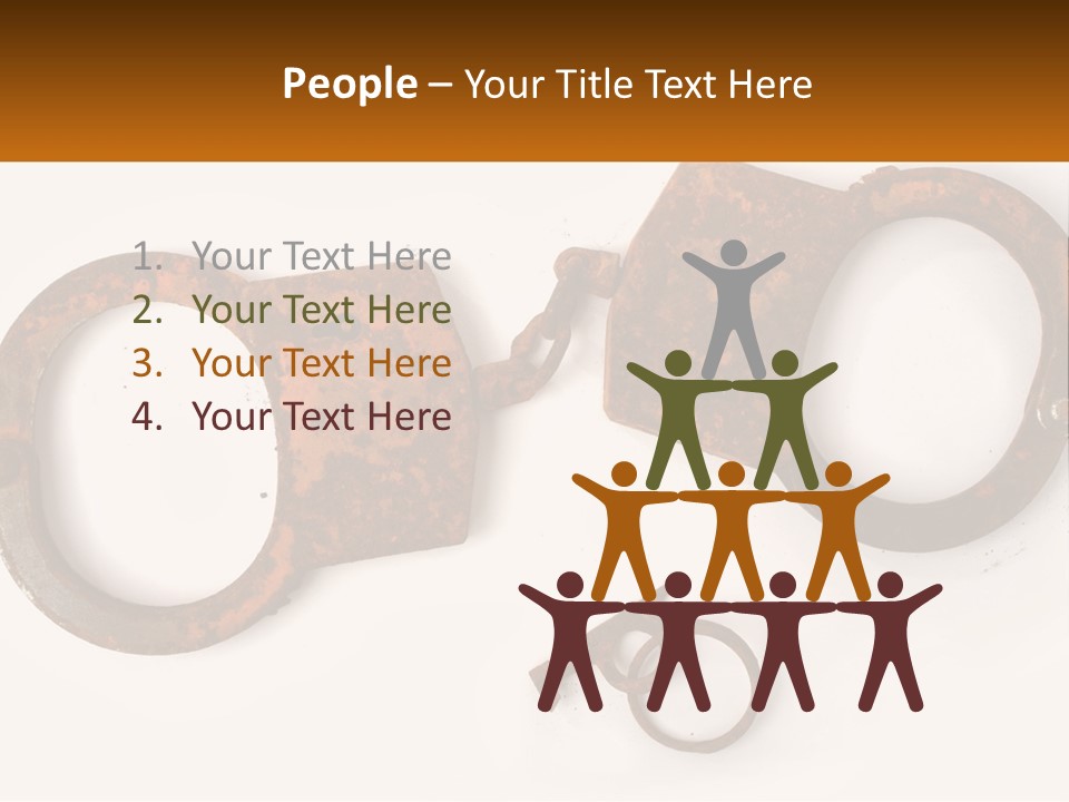 Bracelet Police Isolated PowerPoint Template