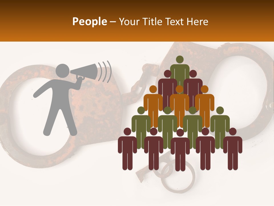 Bracelet Police Isolated PowerPoint Template