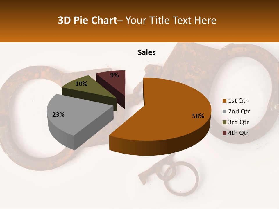 Bracelet Police Isolated PowerPoint Template