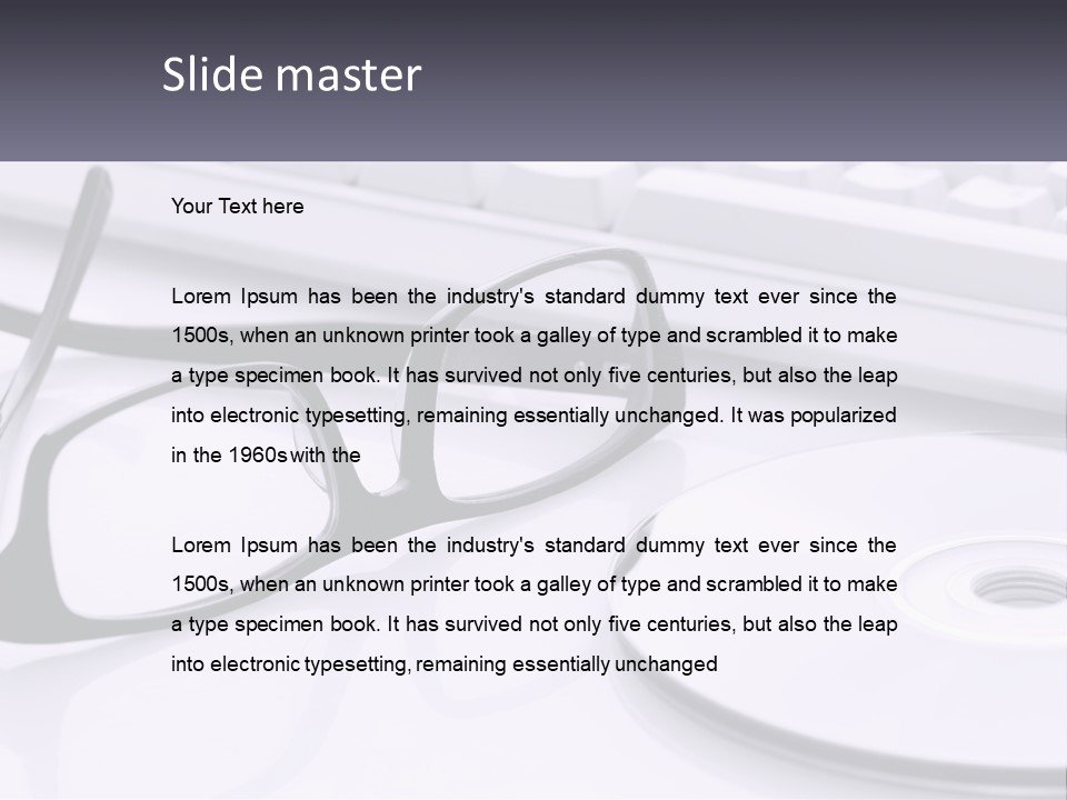 Study Education Device PowerPoint Template