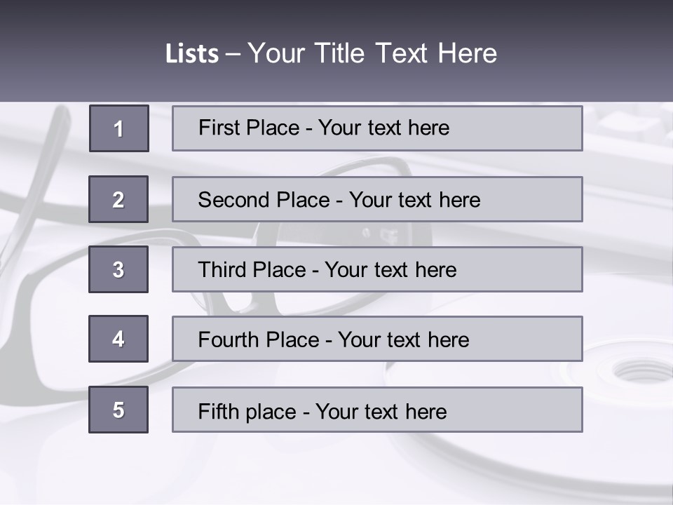 Study Education Device PowerPoint Template