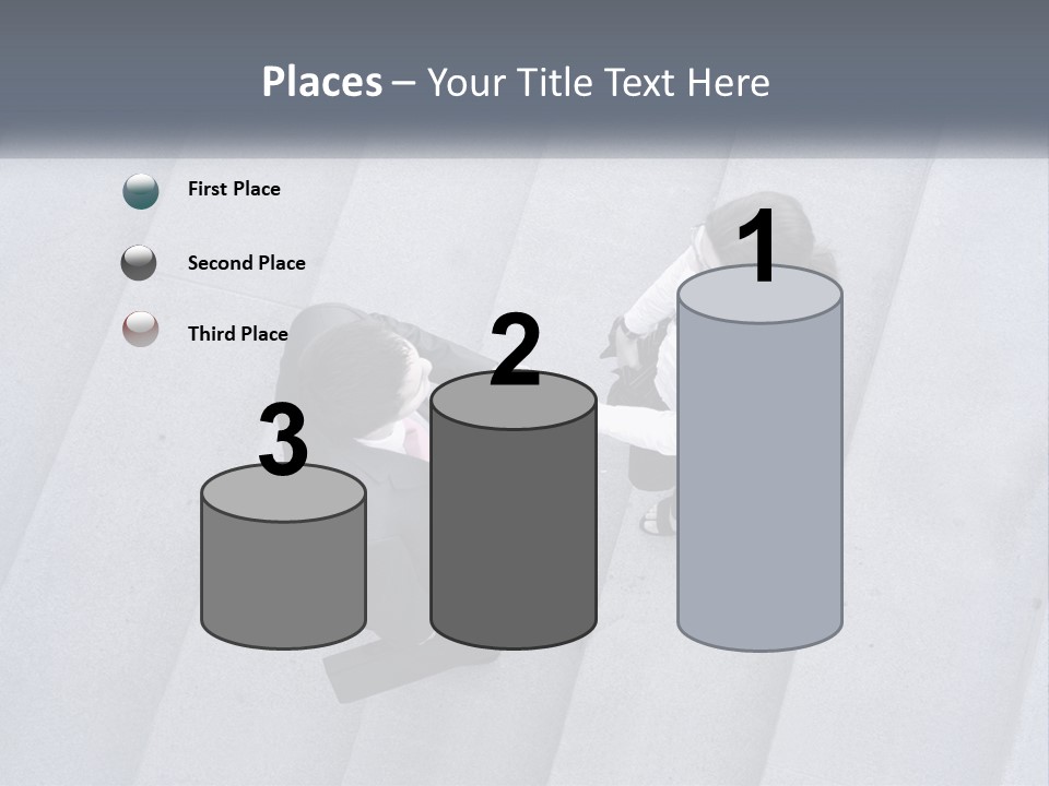 Lady Office Two PowerPoint Template