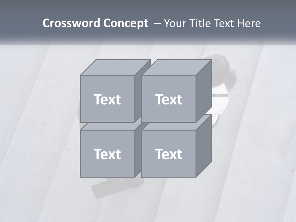 Lady Office Two PowerPoint Template