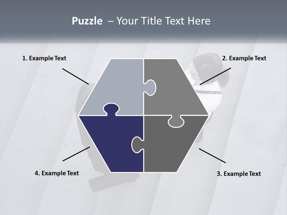 Lady Office Two PowerPoint Template