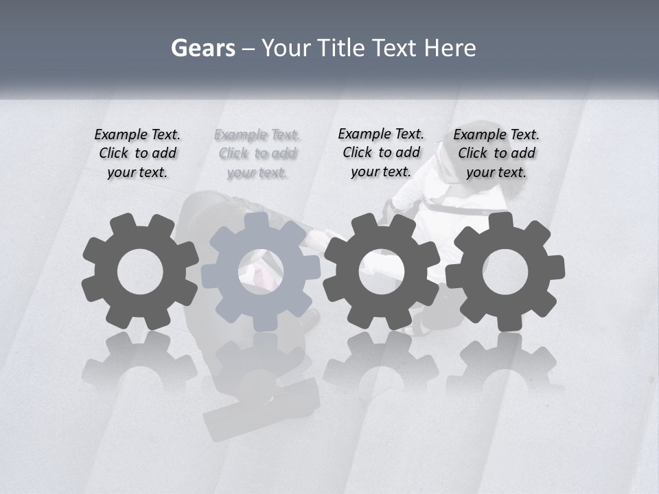 Lady Office Two PowerPoint Template