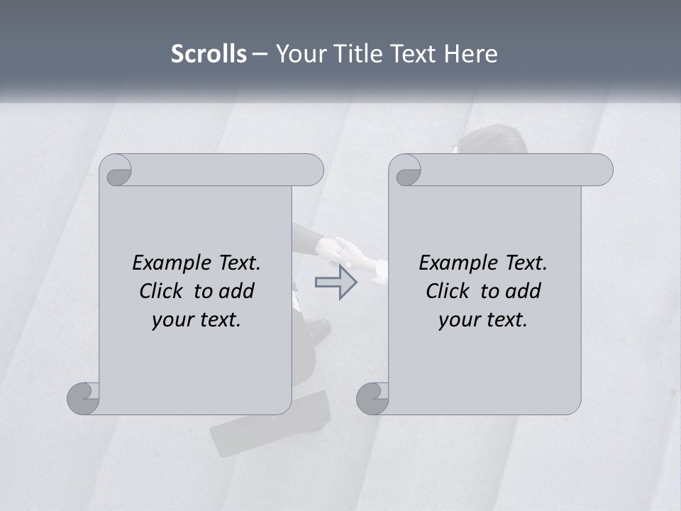 Lady Office Two PowerPoint Template