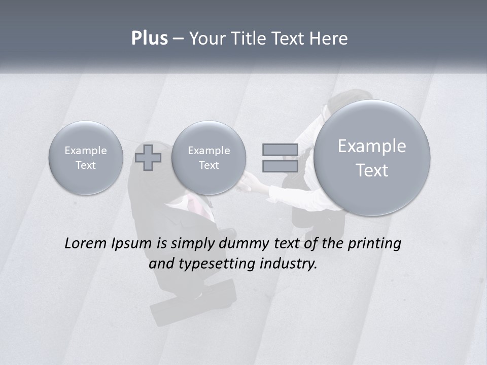 Lady Office Two PowerPoint Template