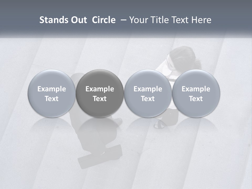 Lady Office Two PowerPoint Template