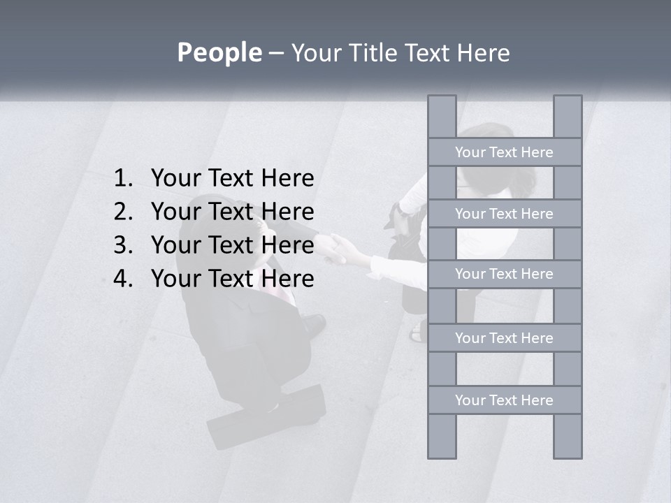 Lady Office Two PowerPoint Template