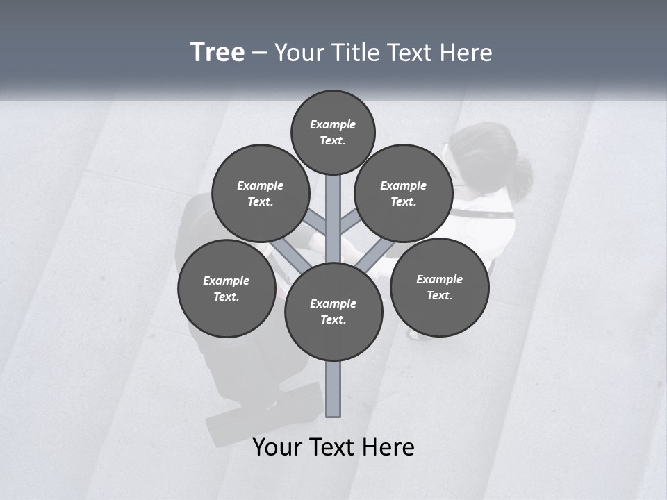 Lady Office Two PowerPoint Template