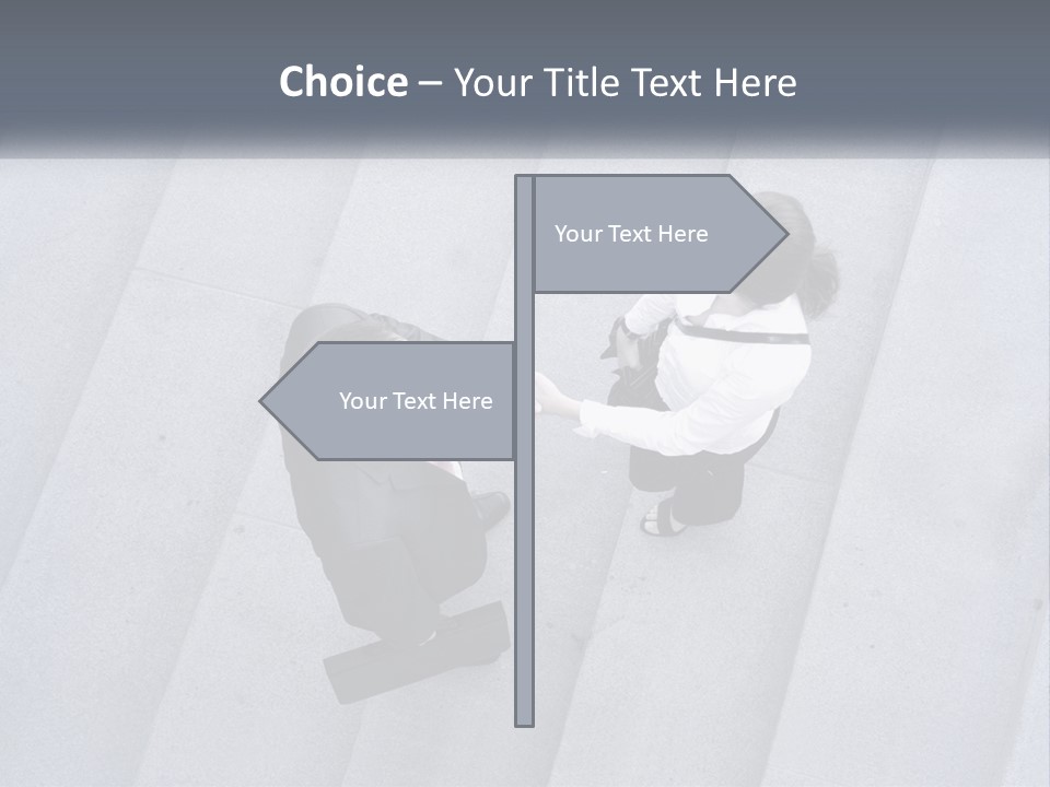 Lady Office Two PowerPoint Template