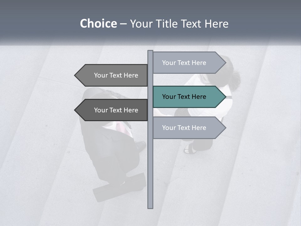 Lady Office Two PowerPoint Template