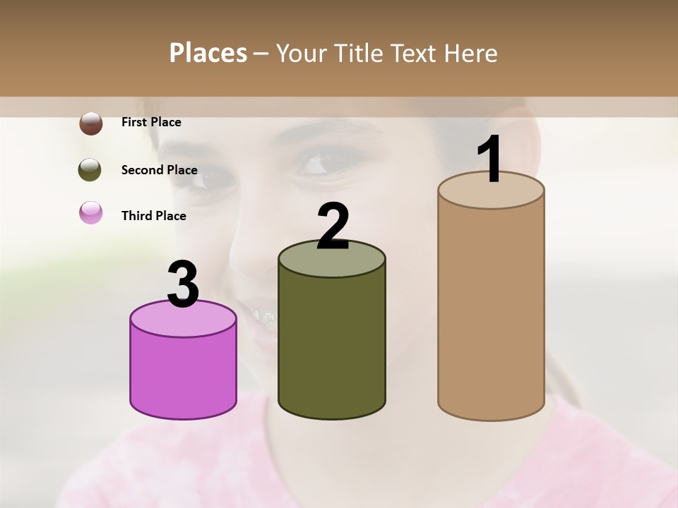 Independence Pink Portrait PowerPoint Template