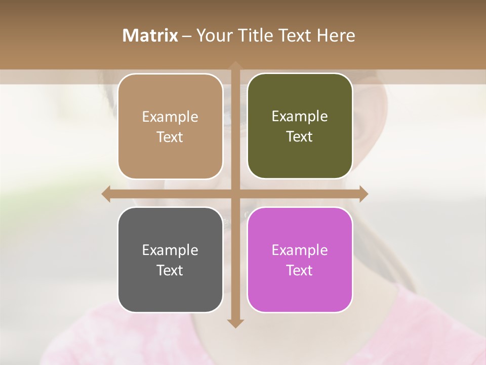 Independence Pink Portrait PowerPoint Template