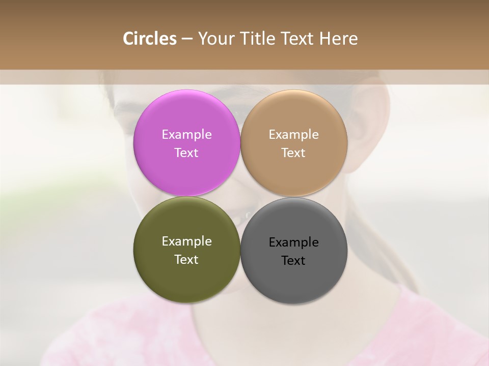 Independence Pink Portrait PowerPoint Template