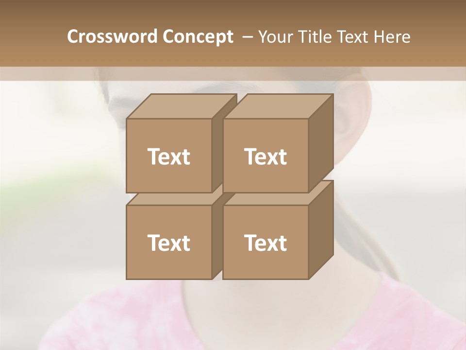 Independence Pink Portrait PowerPoint Template