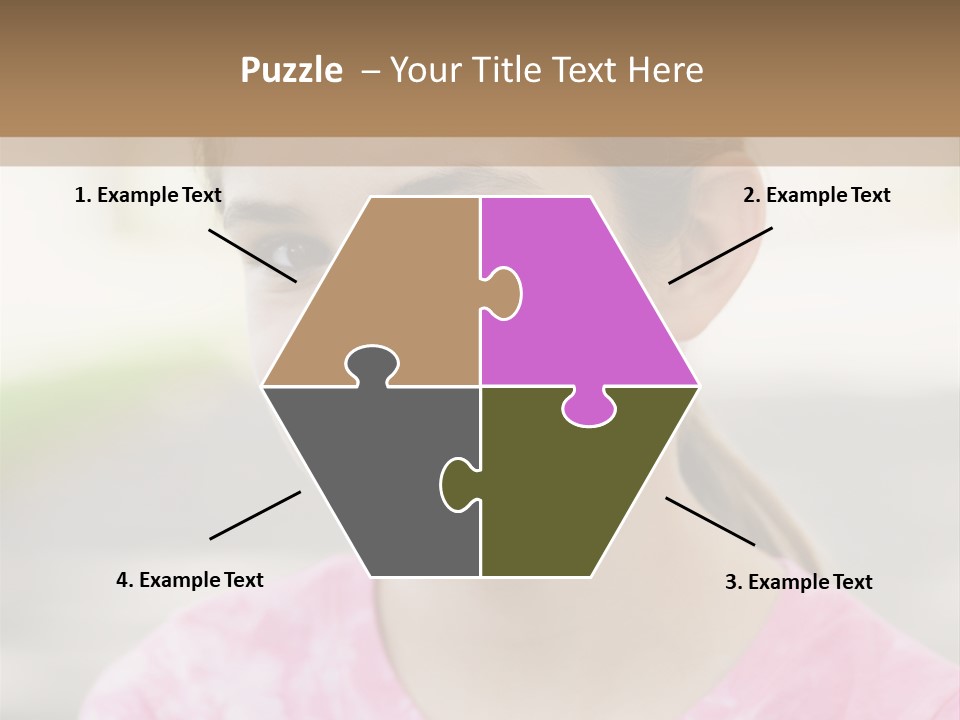 Independence Pink Portrait PowerPoint Template