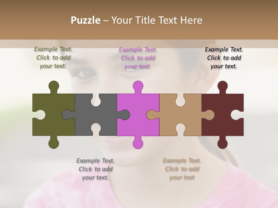 Independence Pink Portrait PowerPoint Template