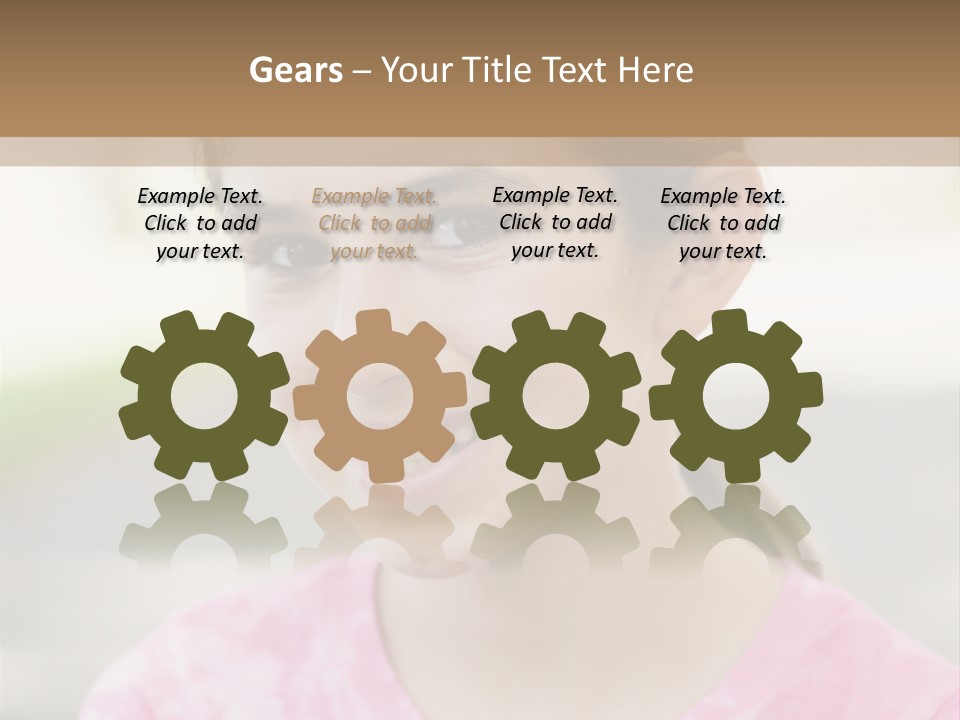 Independence Pink Portrait PowerPoint Template