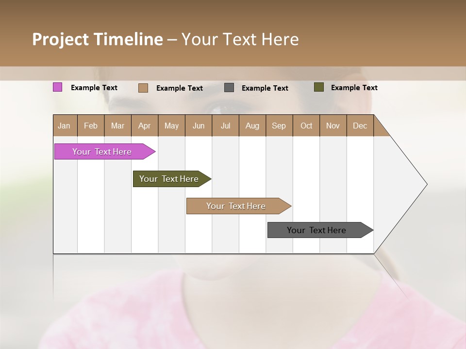 Independence Pink Portrait PowerPoint Template