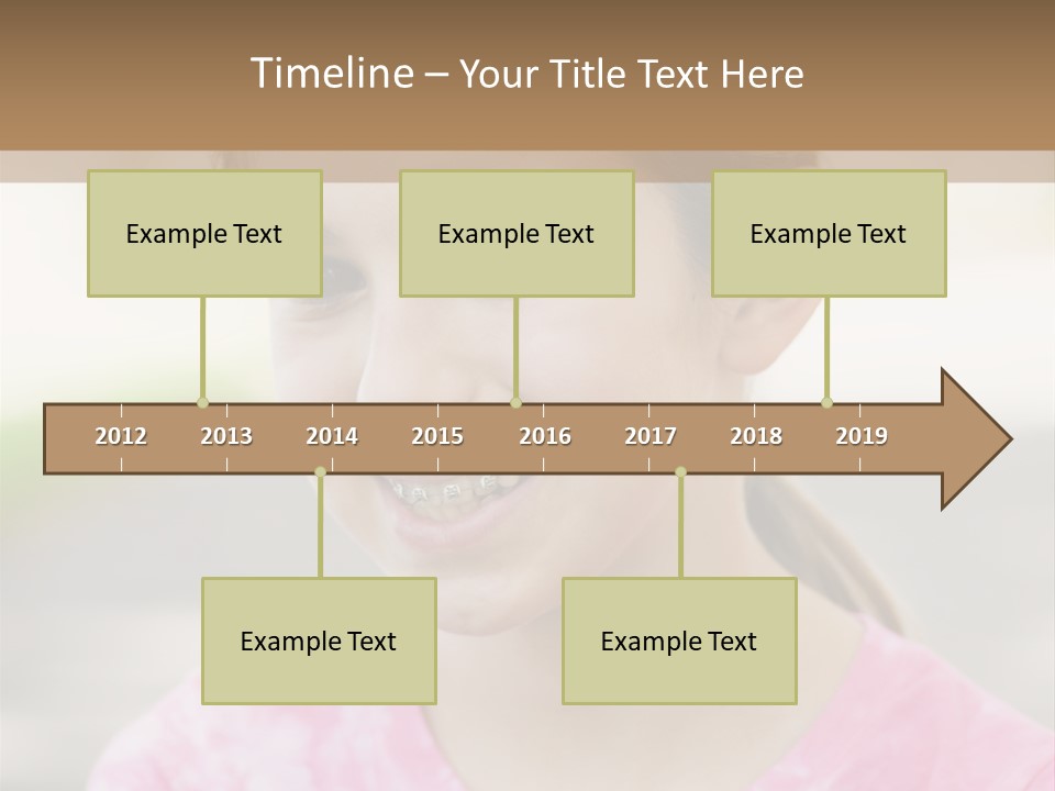 Independence Pink Portrait PowerPoint Template