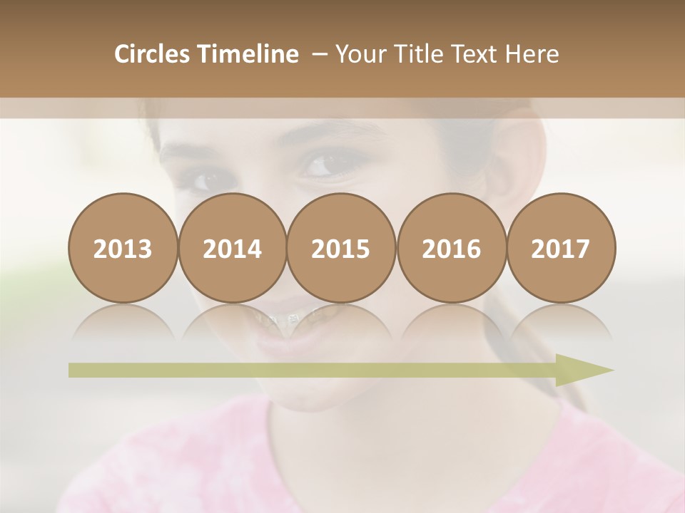 Independence Pink Portrait PowerPoint Template