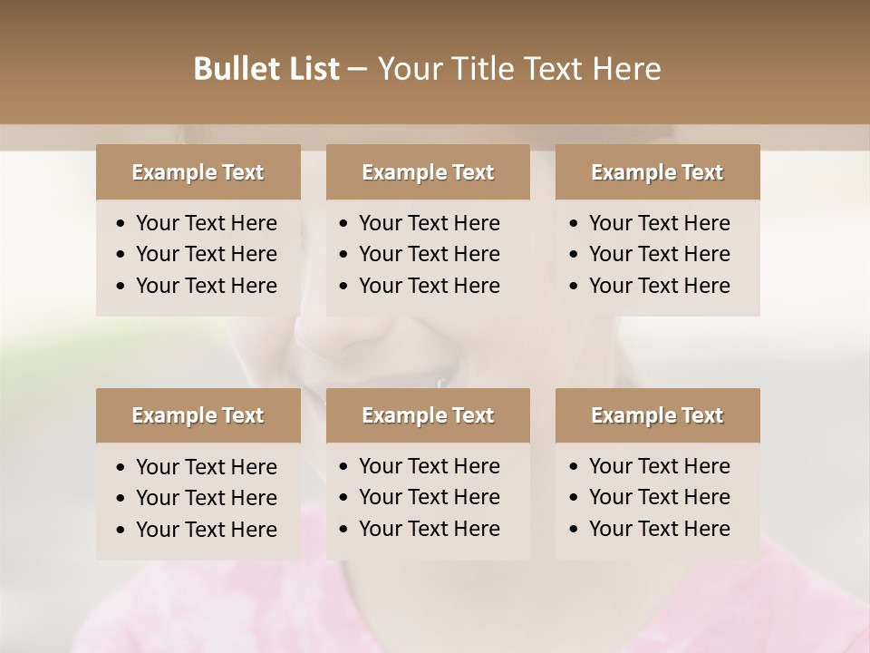 Independence Pink Portrait PowerPoint Template