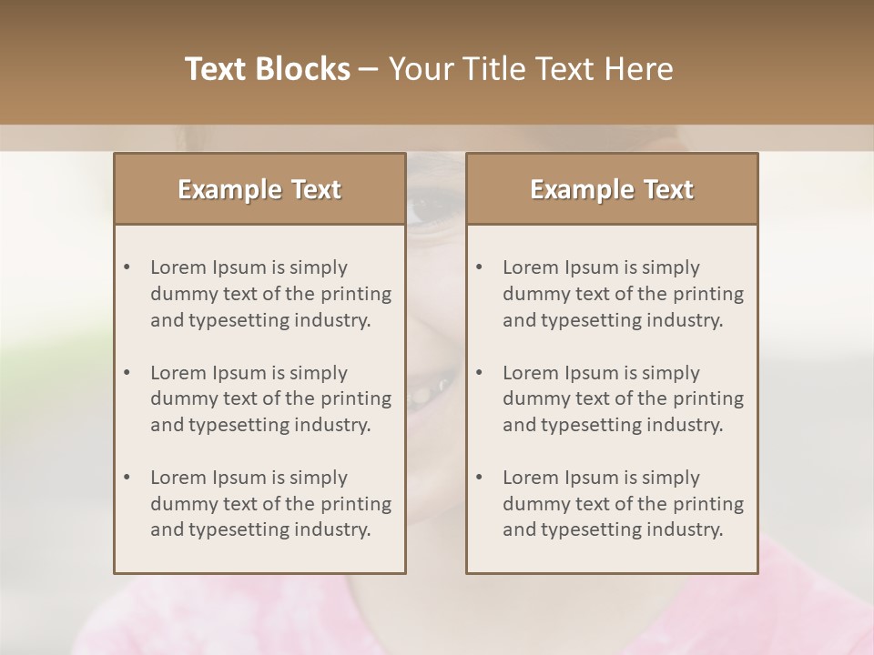 Independence Pink Portrait PowerPoint Template