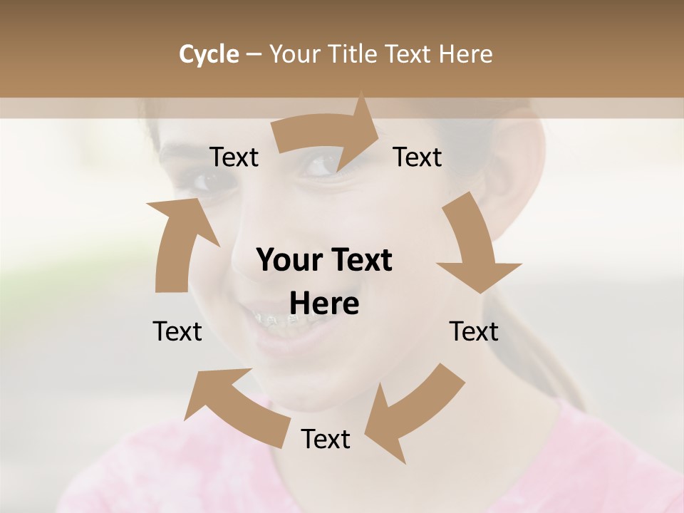 Independence Pink Portrait PowerPoint Template