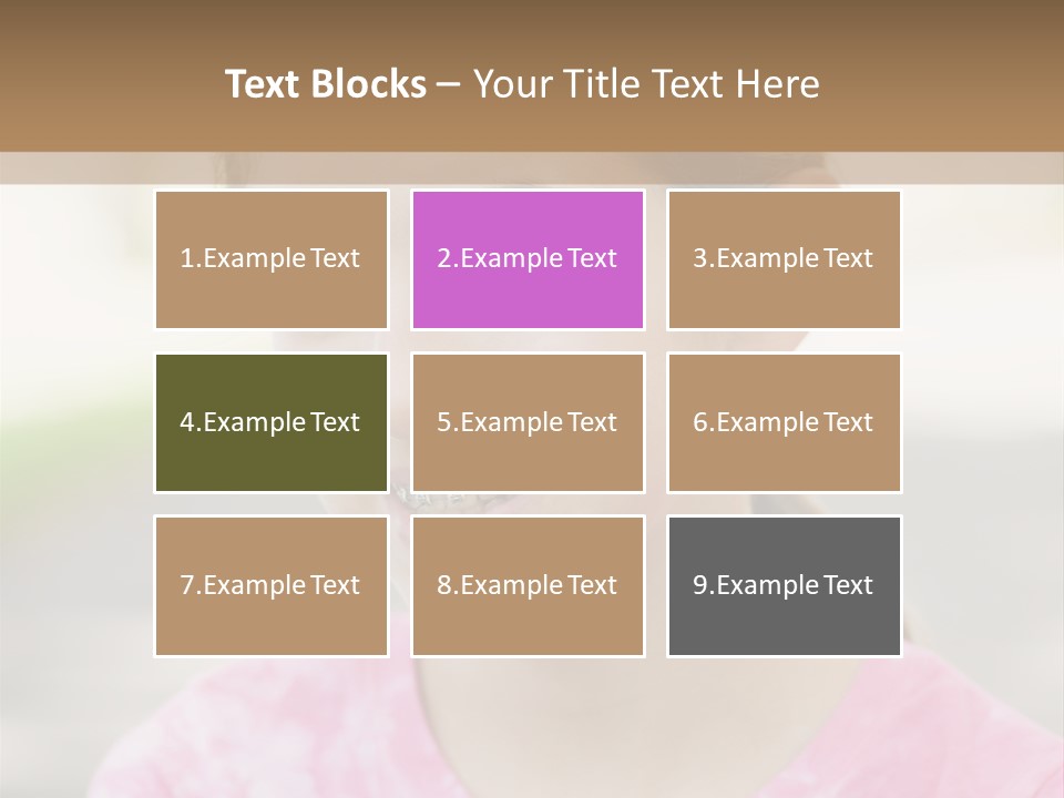 Independence Pink Portrait PowerPoint Template