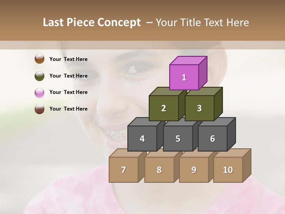 Independence Pink Portrait PowerPoint Template