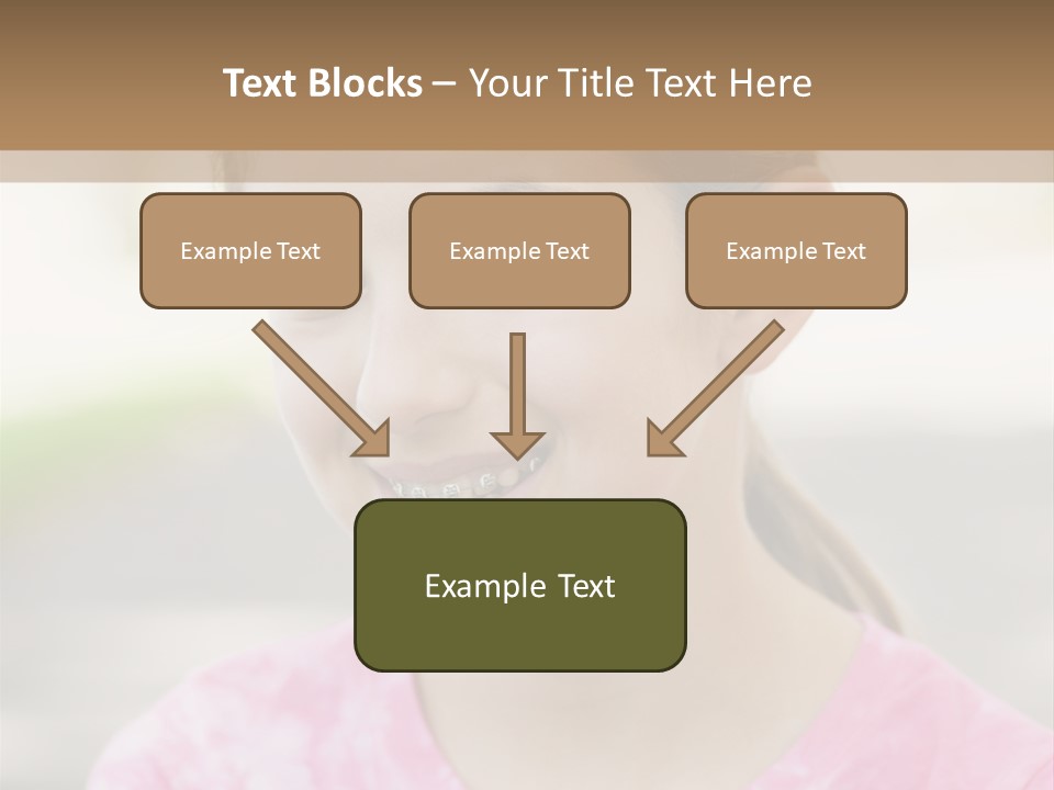 Independence Pink Portrait PowerPoint Template