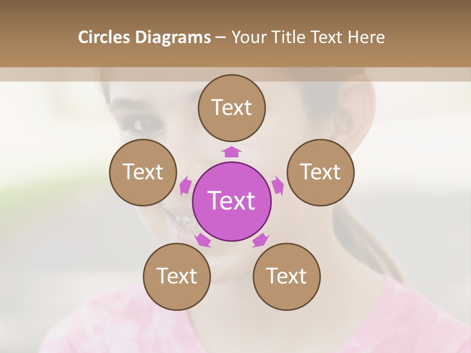 Independence Pink Portrait PowerPoint Template