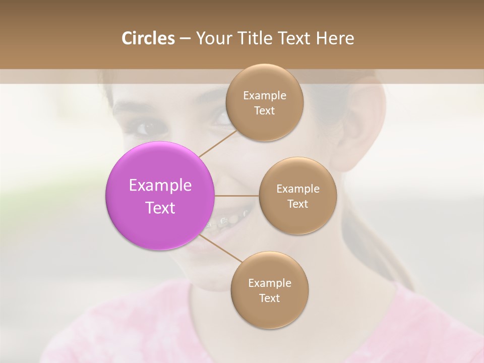 Independence Pink Portrait PowerPoint Template