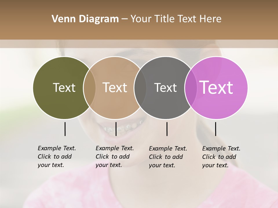 Independence Pink Portrait PowerPoint Template